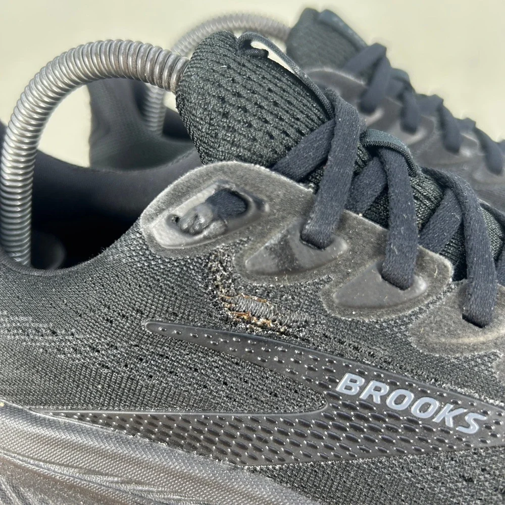 Brooks Ghost 17 Mens Running Shoes Black Black Ebony 1104421D020 Size 9 D